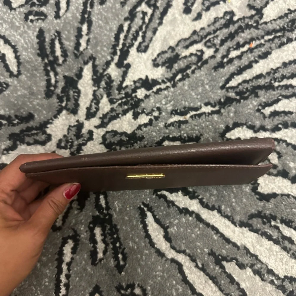 Burberry Dark Brown Leather Clutch - Picture 5 of 16